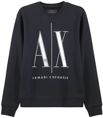 Armani Exchange AE SS23 海軍藍刺繡標誌長袖運動衫 8NZMPQ-ZJ1ZZ-1510 Buy Armani Exchange AE SS23 海軍藍刺繡標誌長袖運動衫 8NZMPQ-ZJ1ZZ-1510
