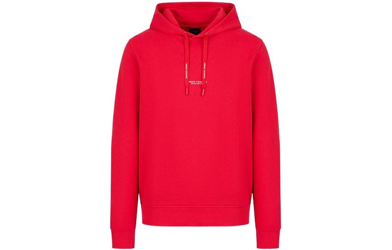 Armani Exchange AE SS23 Red Pullover Hoodie Long Sleeve 8NZM94-ZJKRZ-14AQ
