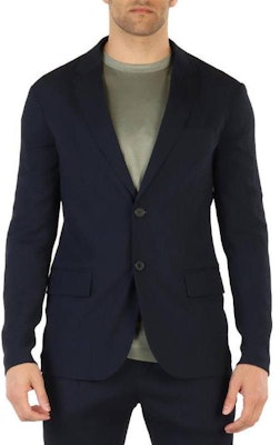 ARMANI EXCHANGE AE SS23纯色长袖蓝色纽扣夹克 3RZG45-ZN1FZ-1510 Lookbook ARMANI EXCHANGE AE SS23纯色长袖蓝色纽扣夹克 3RZG45-ZN1FZ-1510