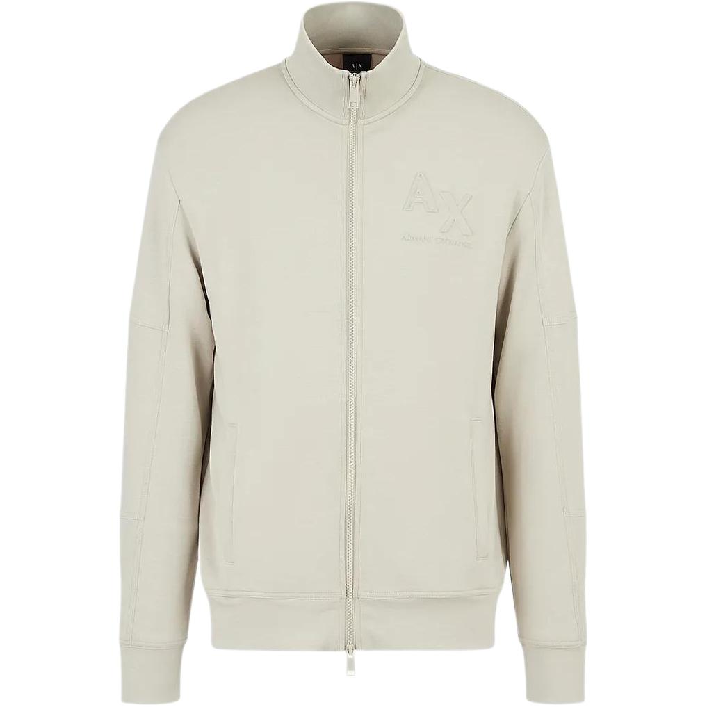 Armani Exchange AE SS23 Solid Logo Print Zip Jacket for Men 3RZMHF-ZJZDZ-1940