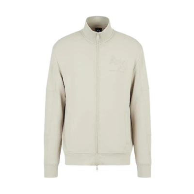 Armani Exchange AE SS23 Solid Logo Print Zip Jacket for Men 3RZMHF-ZJZDZ-1940