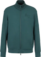 Armani Exchange AE SS23 Solid Logo Zip-Up High Collar Jacket for Men 3RZMHF-ZJZDZ-1882 Armani Exchange AE SS23 Solid Logo Zip-Up High Collar Jacket for Men 3RZMHF-ZJZDZ-1882