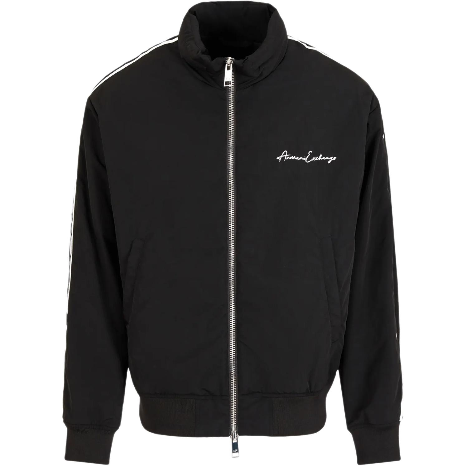 ARMANI EXCHANGE AE SS24  Black Cotton Hoodie with Logo Embroidery. 8NZB99-ZNXXZ-1200 圖 2