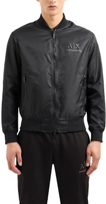 아르마니 익스체인지 AE SS24 블랙 로고 프린트 집업 재킷. 3DZBSA-ZNUBZ-1200 Lookbook 아르마니 익스체인지 AE SS24 블랙 로고 프린트 집업 재킷. 3DZBSA-ZNUBZ-1200