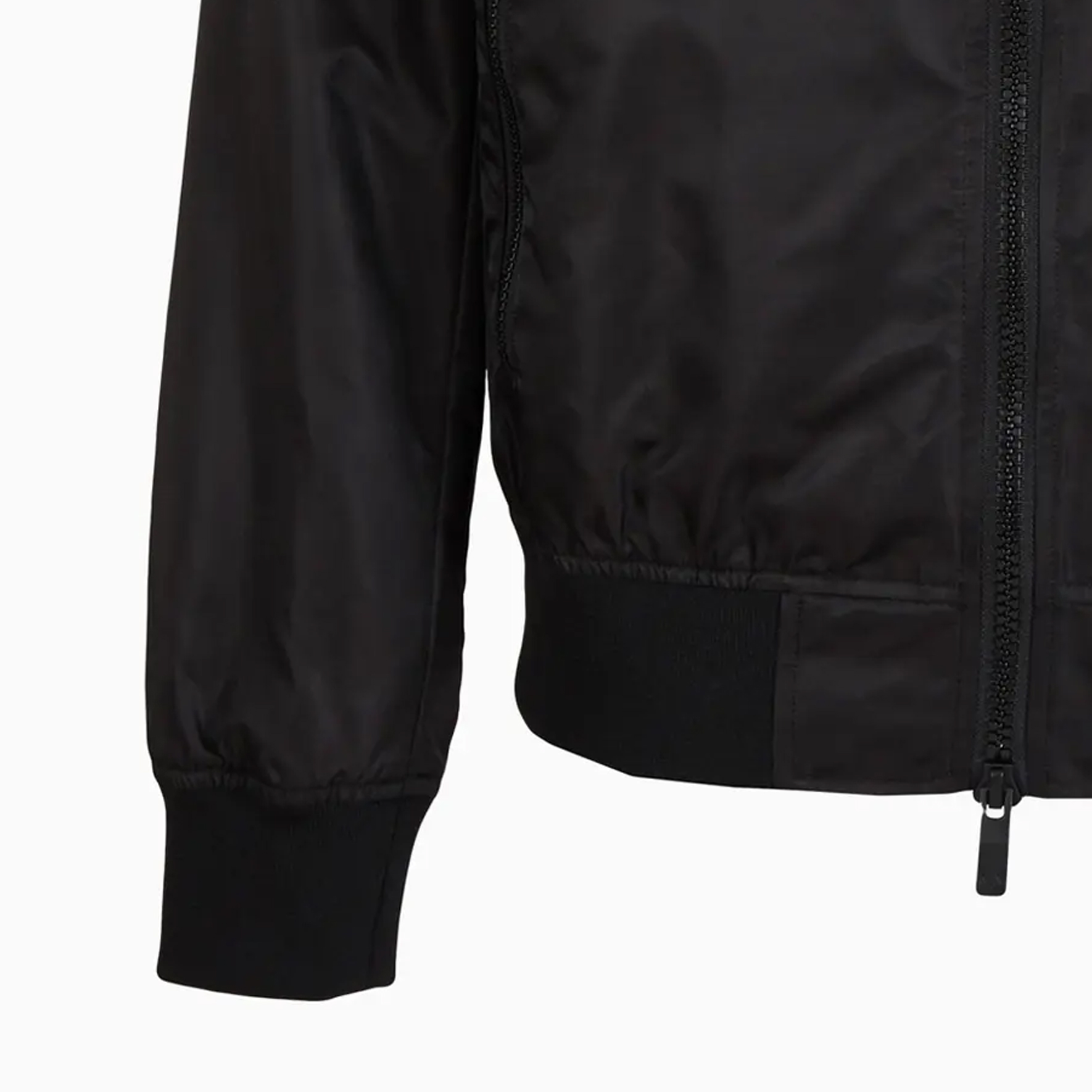 Cheap 아르마니 익스체인지 AE SS24 블랙 로고 프린트 집업 재킷. 3DZBSA-ZNUBZ-1200