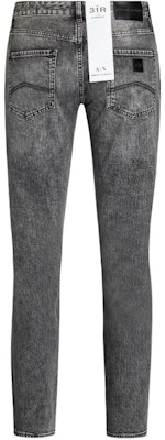 阿玛尼AX AE SS24男士中腰直筒洗水黑色牛仔裤 3DZJ16-Z1KQZ-0204 Lookbook 阿玛尼AX AE SS24男士中腰直筒洗水黑色牛仔裤 3DZJ16-Z1KQZ-0204