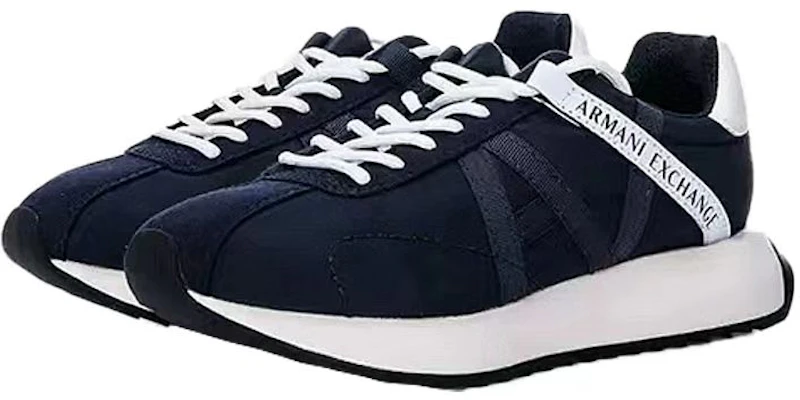 Armani Exchange AX Casual Sneakers 'Dark Blue' XUX150-XV608 Order Armani Exchange AX Casual Sneakers 'Dark Blue' XUX150-XV608