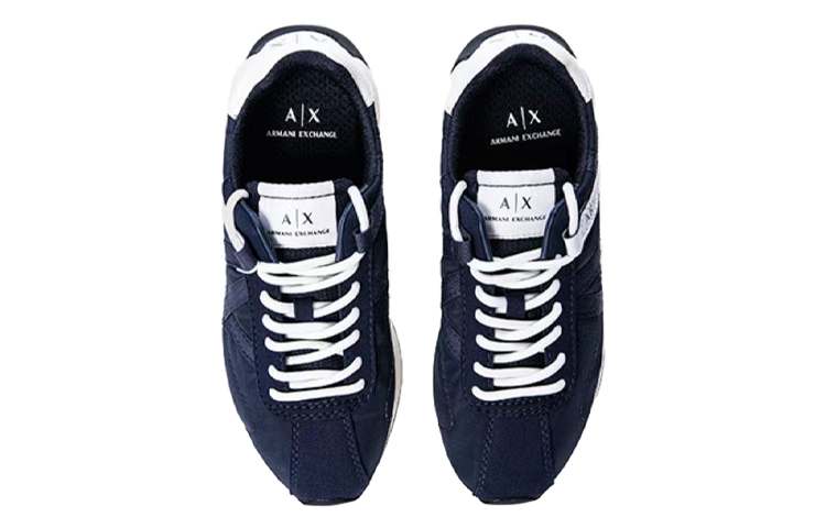 Lookbook 阿玛尼Exchange AX 休闲运动鞋 ‘深蓝’ XUX150-XV608