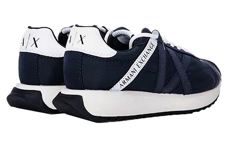 Shop Armani Exchange AX Casual Sneakers 'Dark Blue' XUX150-XV608