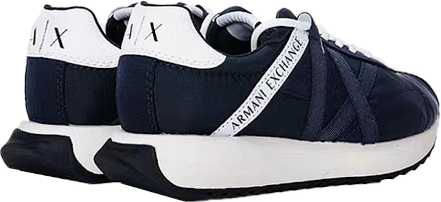 Armani Exchange AX Casual Sneakers 'Dark Blue' XUX150-XV608 Shop Armani Exchange AX Casual Sneakers 'Dark Blue' XUX150-XV608