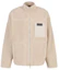 Buy Armani Exchange Beige Zip-Up Relaxed Fit Jacket with Letter Patch Design 6RZMJD-ZJDLZ-11934