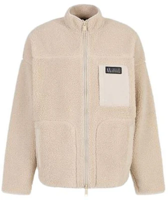 Armani Exchange Beige Zip-Up Relaxed Fit Jacket with Letter Patch Design 6RZMJD-ZJDLZ-11934 Order Armani Exchange Beige Zip-Up Relaxed Fit Jacket with Letter Patch Design 6RZMJD-ZJDLZ-11934