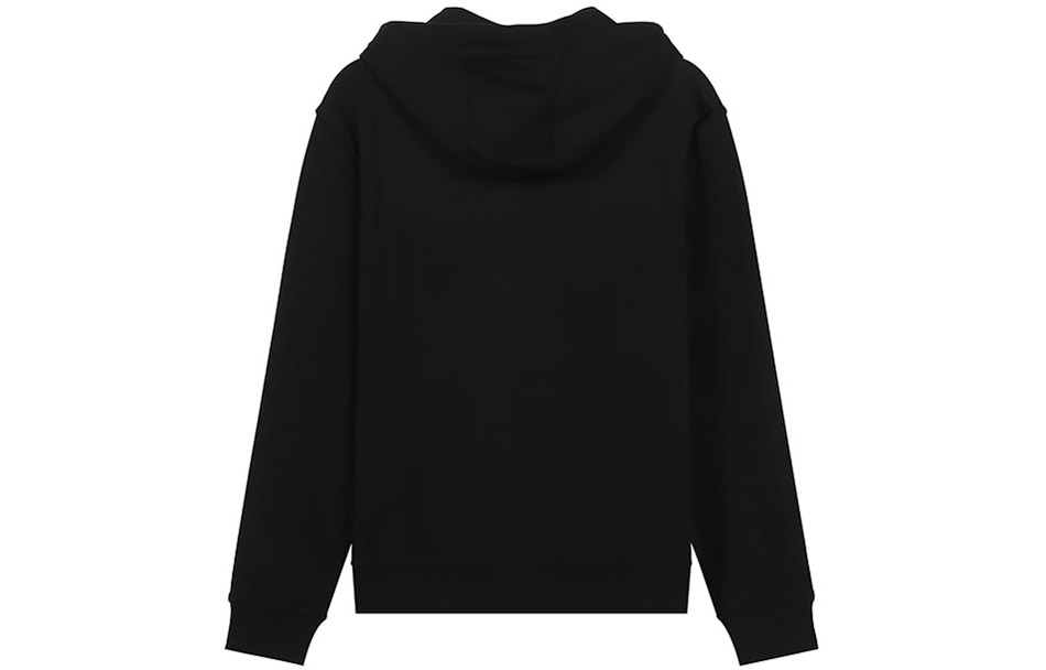 Lookbook Armani Exchange Black Embroidered Logo Cotton Long Sleeve Sweatshirt 8NZMPC-ZJ1ZZ-1200