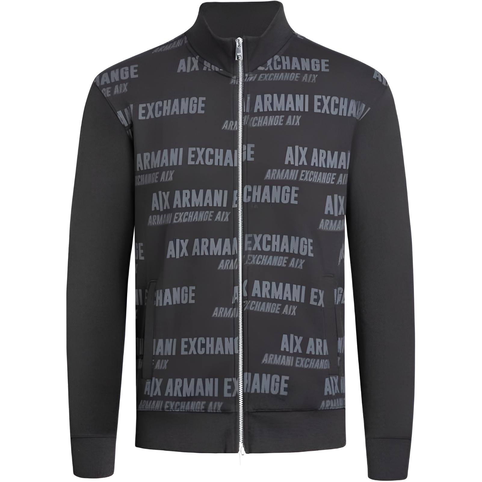 Armani Exchange Black Embroidered Logo Jacket 3KZMAK-ZJ7RZ-2271