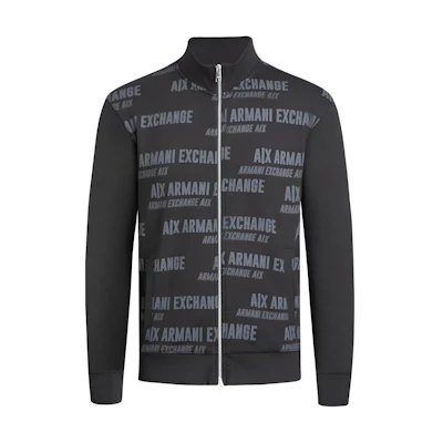 Armani Exchange Black Embroidered Logo Jacket 3KZMAK-ZJ7RZ-2271