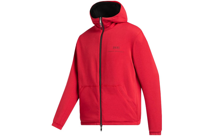 Sizing Armani Exchange 黑色標誌印花拉鏈連帽外套 6KZB56-ZNVQZ-1200