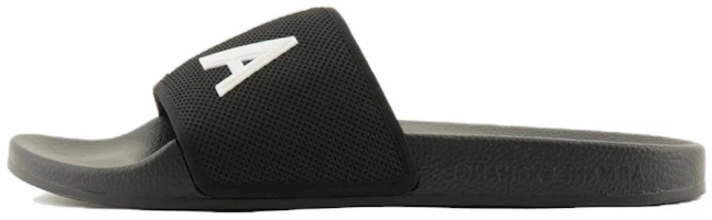 Armani Exchange Black Slide Sandals - Comfortable and Minimalist Style XUP001XV8201S277 Armani Exchange Black Slide Sandals - Comfortable and Minimalist Style XUP001XV8201S277