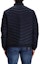 Shop 아르마니 익스체인지 블루 솔리드 스탠드 칼라 지퍼 패딩 재킷 8NZB52-ZNW3Z-5578