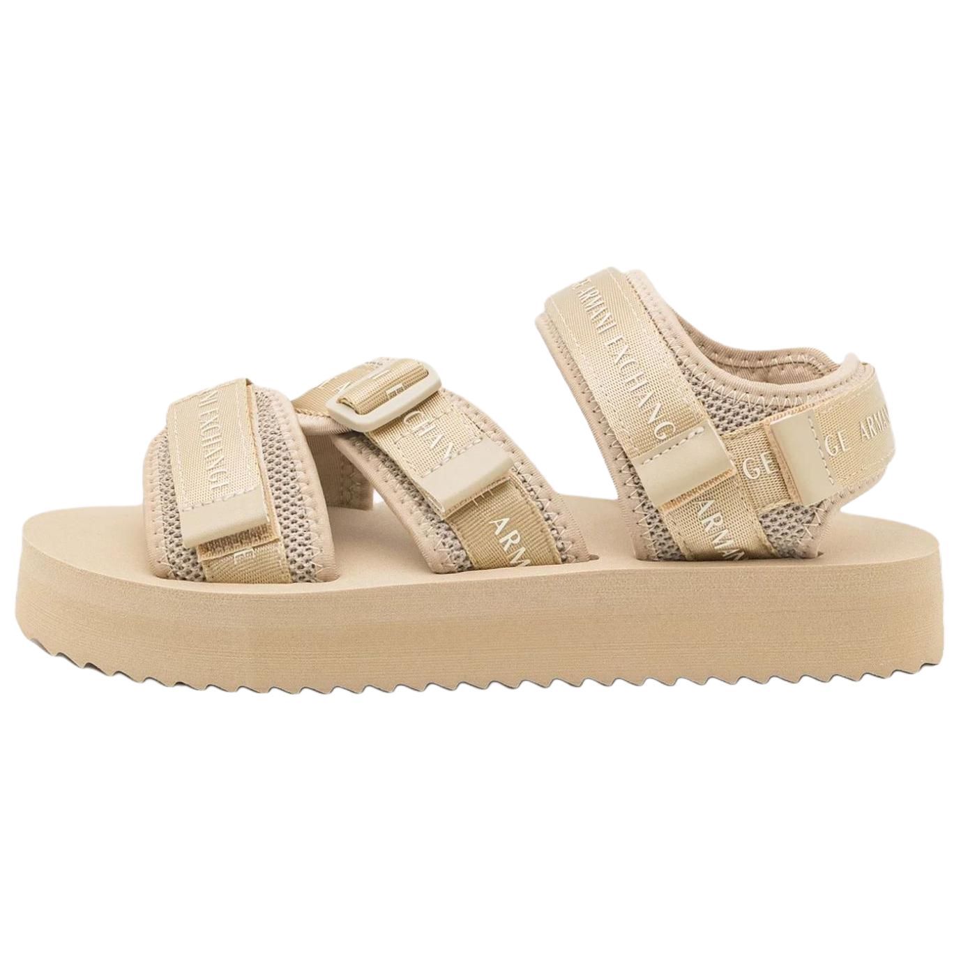 Armani Exchange Brown Casual Comfort Beach Sandals. XUP014XV819100117