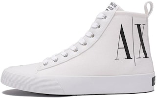 Armani Exchange Canvas High-Top 'White' XUZ039XV59100152 Armani Exchange Canvas High-Top 'White' XUZ039XV59100152