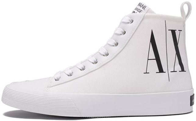 Armani Exchange Canvas High-Top 'White' XUZ039XV59100152 Buy Armani Exchange Canvas High-Top 'White' XUZ039XV59100152