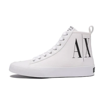 Armani Exchange Canvas High-Top 'White'