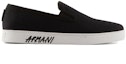 Order Armani Exchange Kanvas Slip-On 'Fesyen Hitam' XUY009XV656100002
