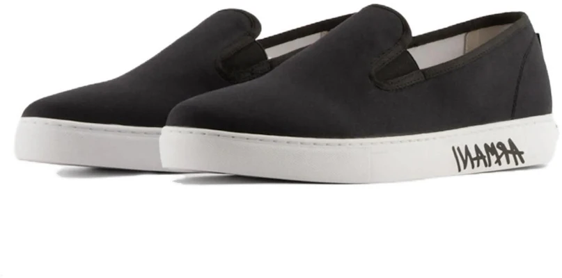 Armani Exchange Slip-On Canvas ''Moda Nera'' XUY009XV656100002 Shop Armani Exchange Slip-On Canvas ''Moda Nera'' XUY009XV656100002