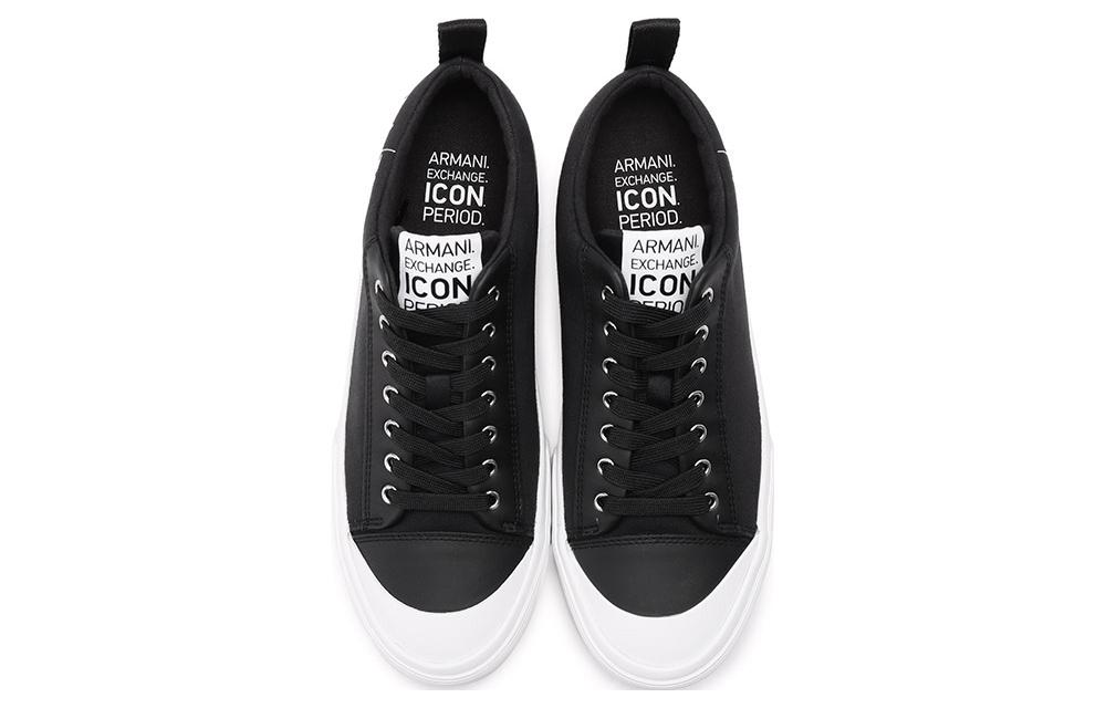 Armani Exchange Canvas Sneaker 'Black and White Logo' 圖 4
