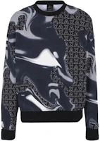 Armani Exchange Colorblock Logo Graphic Sweatshirt 6RZMHH-ZJDGZ-122BS Armani Exchange Colorblock Logo Graphic Sweatshirt 6RZMHH-ZJDGZ-122BS