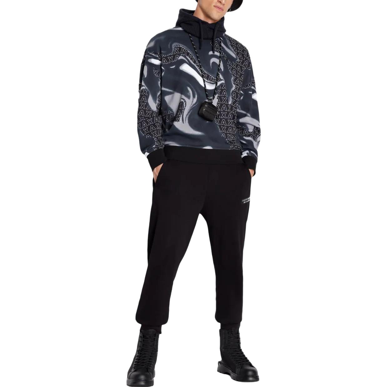 Lookbook Armani Exchange Colorblock Logo Graphic Sweatshirt 6RZMHH-ZJDGZ-122BS