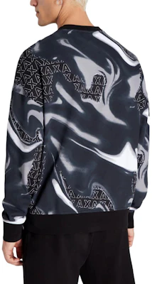 Armani Exchange Colorblock Logo Graphic Sweatshirt 6RZMHH-ZJDGZ-122BS Shop Armani Exchange Colorblock Logo Graphic Sweatshirt 6RZMHH-ZJDGZ-122BS