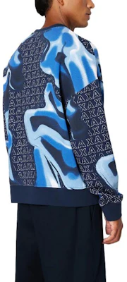 Armani Exchange Colorblock Logo Graphic Sweatshirt 6RZMHH-ZJDGZ-122BS Cheap Armani Exchange Colorblock Logo Graphic Sweatshirt 6RZMHH-ZJDGZ-122BS