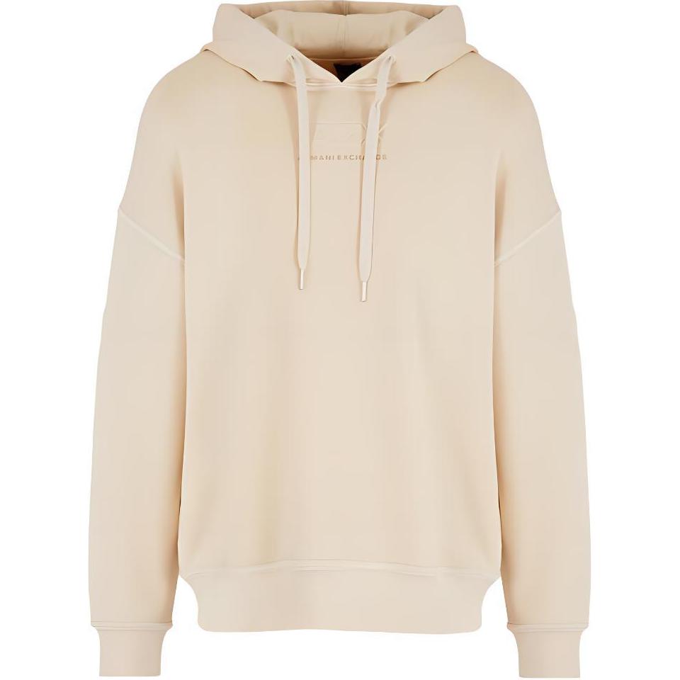 Armani Exchange Embossed Logo Hoodie Sweatshirt in Khaki 3DZMABZJUBZ1792