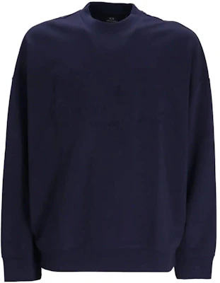 Armani Exchange 刺繡圖案休閒圓領長袖上衣 6RZMAC-ZJMAZ-15BA Buy Armani Exchange 刺繡圖案休閒圓領長袖上衣 6RZMAC-ZJMAZ-15BA