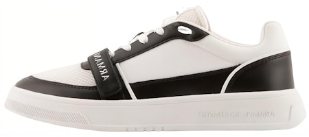 Armani Exchange Fabric Low-Top Lace-Up 'Black and White' XUX168XV6581R326 Armani Exchange Fabric Low-Top Lace-Up 'Black and White' XUX168XV6581R326