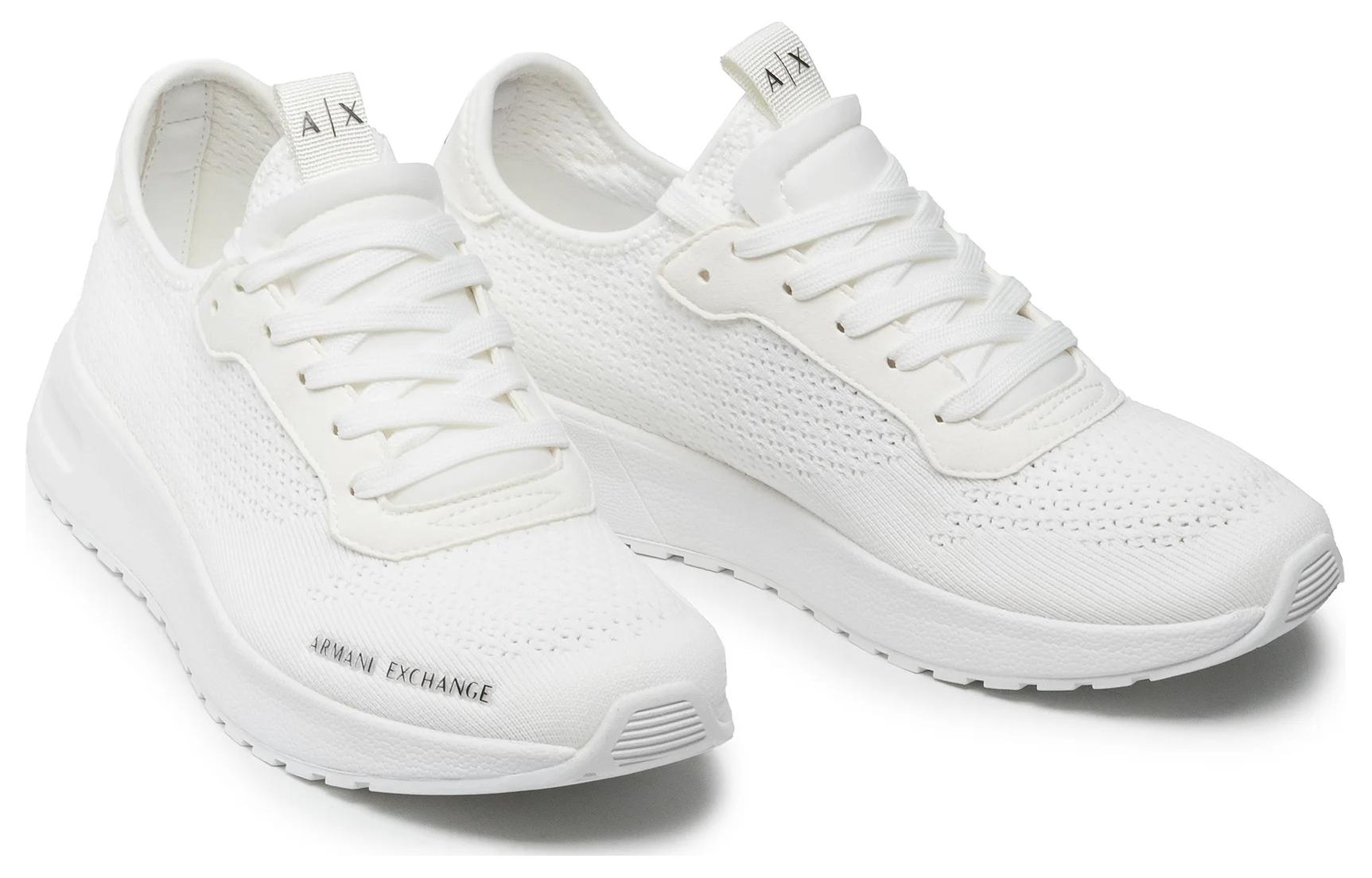 Lookbook Armani Exchange Sepatu Kain Rendah Tali 'Putih' XUX128XV548100152