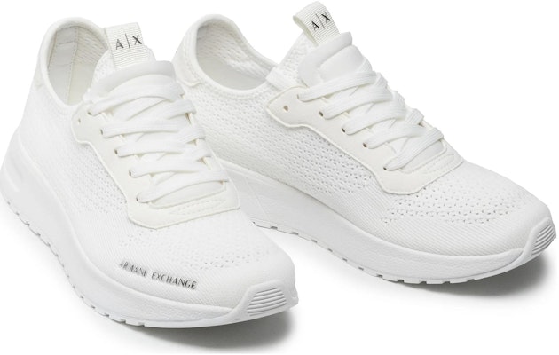Armani Exchange Sepatu Kain Rendah Tali 'Putih' XUX128XV548100152 Lookbook Armani Exchange Sepatu Kain Rendah Tali 'Putih' XUX128XV548100152