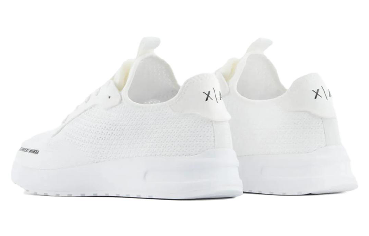 Shop Armani Exchange Sepatu Kain Rendah Tali 'Putih' XUX128XV548100152