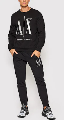 Armani Exchange FW21 黑色標誌印花純棉圓領長袖T恤 8NZMPA-ZJ1ZZ-1200 Shop Armani Exchange FW21 黑色標誌印花純棉圓領長袖T恤 8NZMPA-ZJ1ZZ-1200