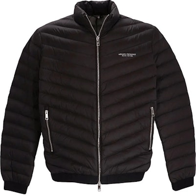 ARMANI EXCHANGE FW21 Black Puffer Jacket High Neck Regular Fit Men 8NZB52ZNW3Z0217-GR3 Buy ARMANI EXCHANGE FW21 Black Puffer Jacket High Neck Regular Fit Men 8NZB52ZNW3Z0217-GR3