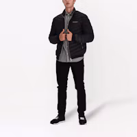 Lookbook ARMANI EXCHANGE FW21 黑色高領羽絨外套 男士標準版型 8NZB52ZNW3Z0217-GR3