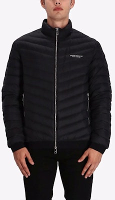 ARMANI EXCHANGE FW21 Black Puffer Jacket High Neck Regular Fit Men 8NZB52ZNW3Z0217-GR3 Shop ARMANI EXCHANGE FW21 Black Puffer Jacket High Neck Regular Fit Men 8NZB52ZNW3Z0217-GR3