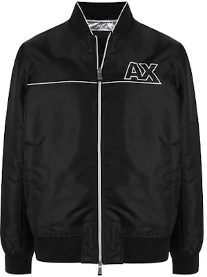 Armani Exchange FW21 標誌貼布拉鍊休閒外套 黑色 時尚 6KZB28-ZNJWZ1-200 Buy Armani Exchange FW21 標誌貼布拉鍊休閒外套 黑色 時尚 6KZB28-ZNJWZ1-200