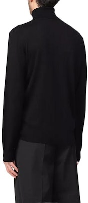 ARMANI EXCHANGE FW22 Black Solid High-Neck Casual Pullover Sweater 8NZM3C-ZM8AZ-1200 Purchase ARMANI EXCHANGE FW22 Black Solid High-Neck Casual Pullover Sweater 8NZM3C-ZM8AZ-1200