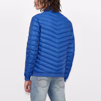 Purchase ARMANI EXCHANGE FW22 拉鍊立領菱格羽絨外套 8NZB52-ZNW3Z-185AE
