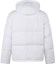 Lookbook ARMANI EXCHANGE FW22 White Logo Print Hooded Puffer Jacket. 6LZB12-ZNICZ-1100