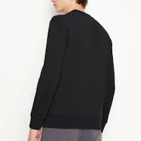 Details for Armani Exchange FW22 黑色老鷹圖案印花圓領長袖上衣 6LZMHG-ZJ6RZ-1200