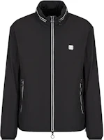 Armani Exchange FW22 Black Solid Multi-Zip Stand Collar Jacket 8NZB07-ZNWFZ-11200 Armani Exchange FW22 Black Solid Multi-Zip Stand Collar Jacket 8NZB07-ZNWFZ-11200