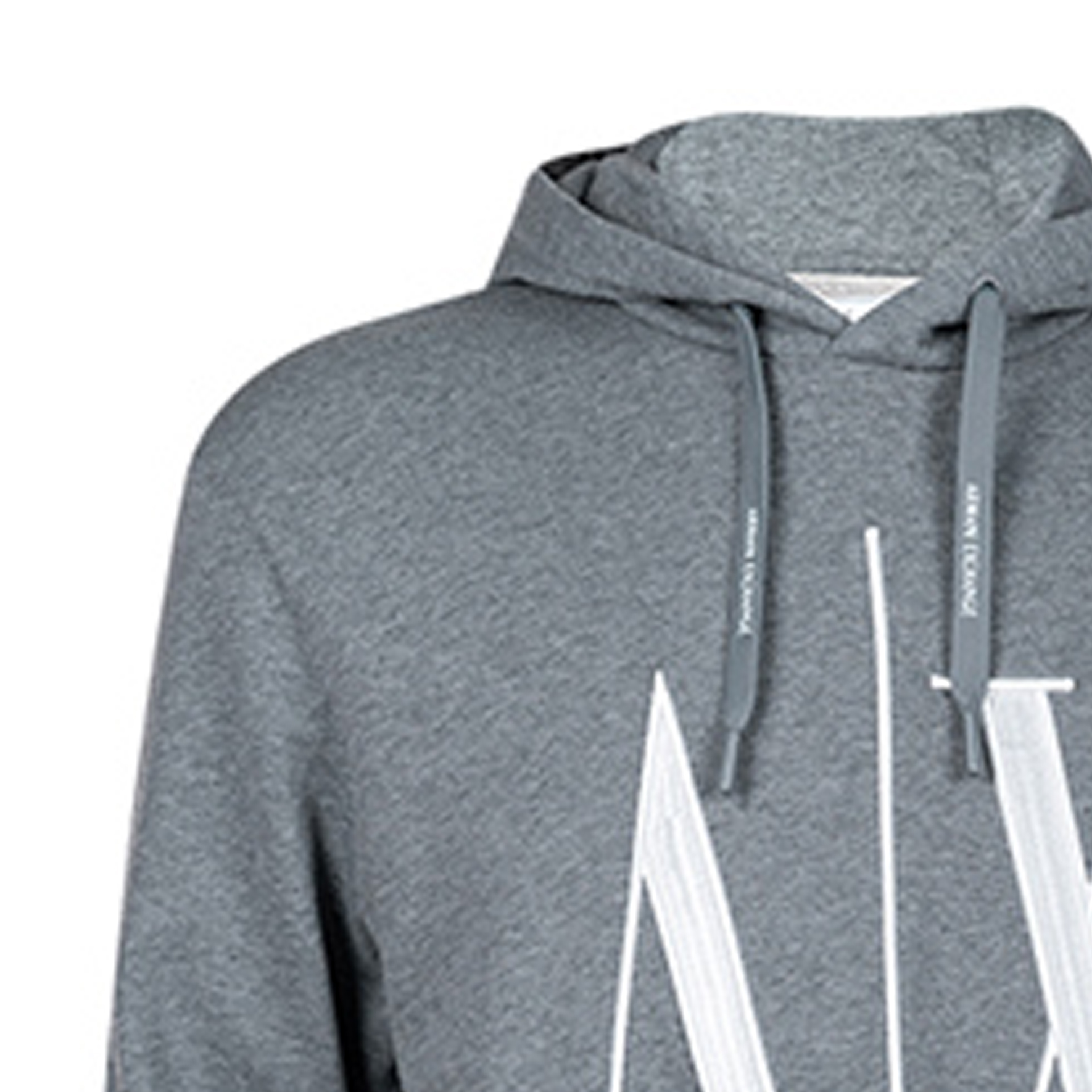 Cheap Armani Exchange FW22 灰色連帽衫配色拼接刺繡標誌 8NZMPC-ZJ1ZZ-3930